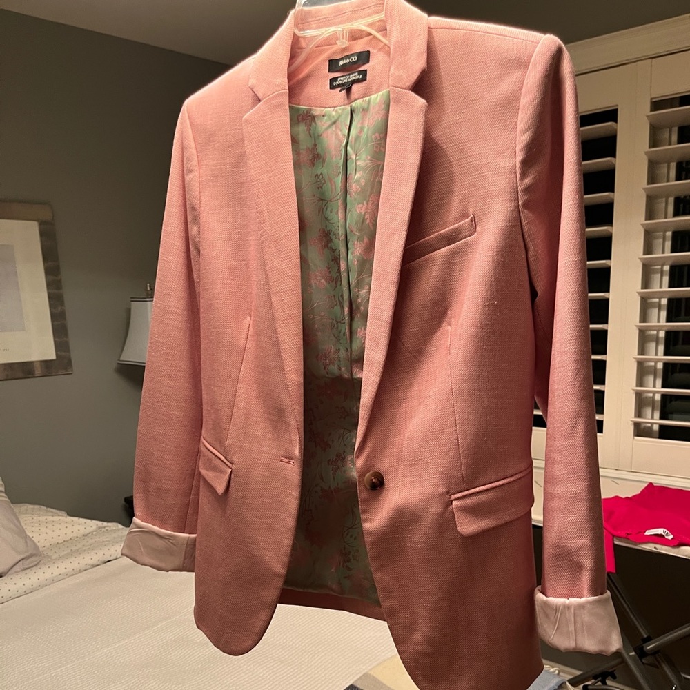 Pink blazer